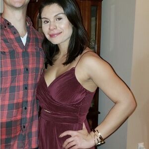 Burgundy jumpsuit by ASTR